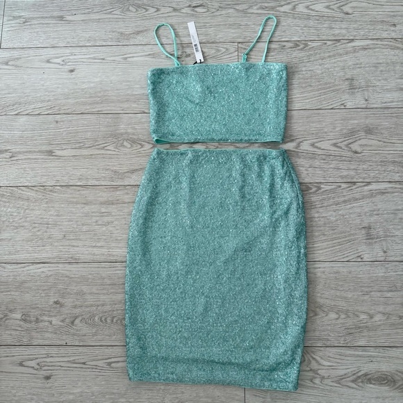 susana monaco sequins top and skirt NWT - Picture 16 of 16